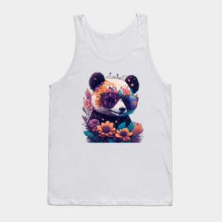 Watercolor Panda Tank Top